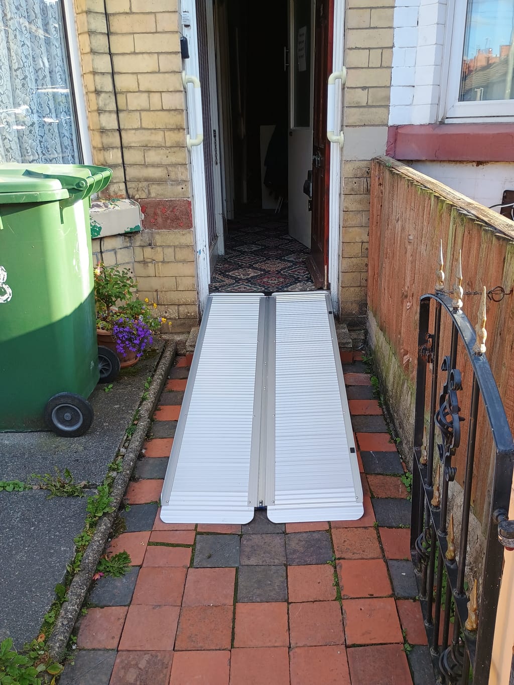 Hjólastólarampur samanbrjótanlegur Suitcase Ramp 240cm x 71cm