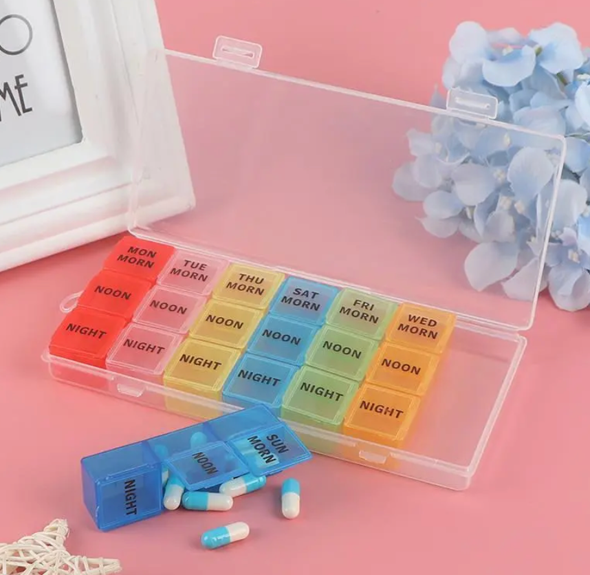 Lyfja og Vítamínbox - Vikubox marglita