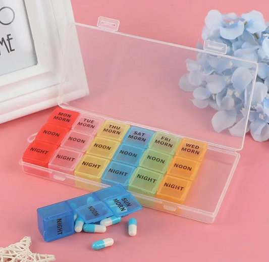 Lyfja og Vítamínbox - Vikubox marglita