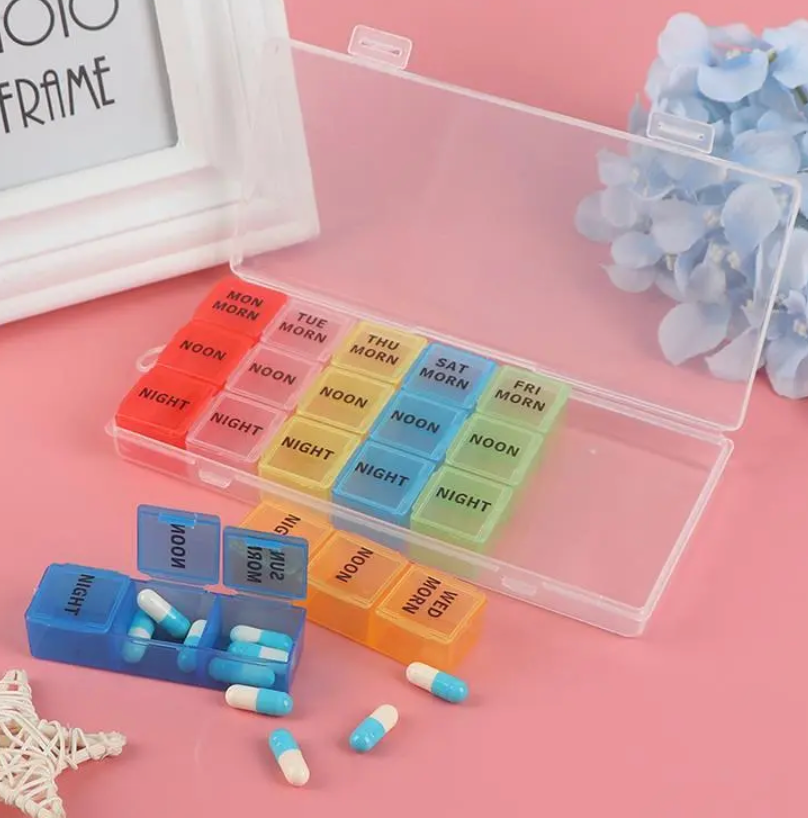 Lyfja og Vítamínbox - Vikubox marglita