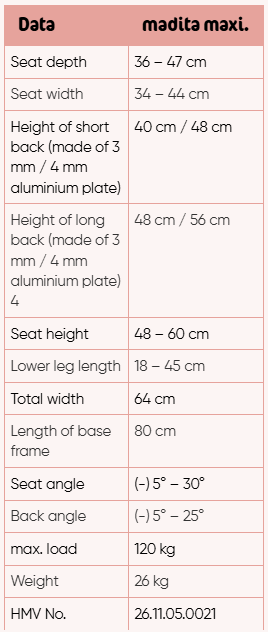 Schuchmann Medita Maxi vinnustóll