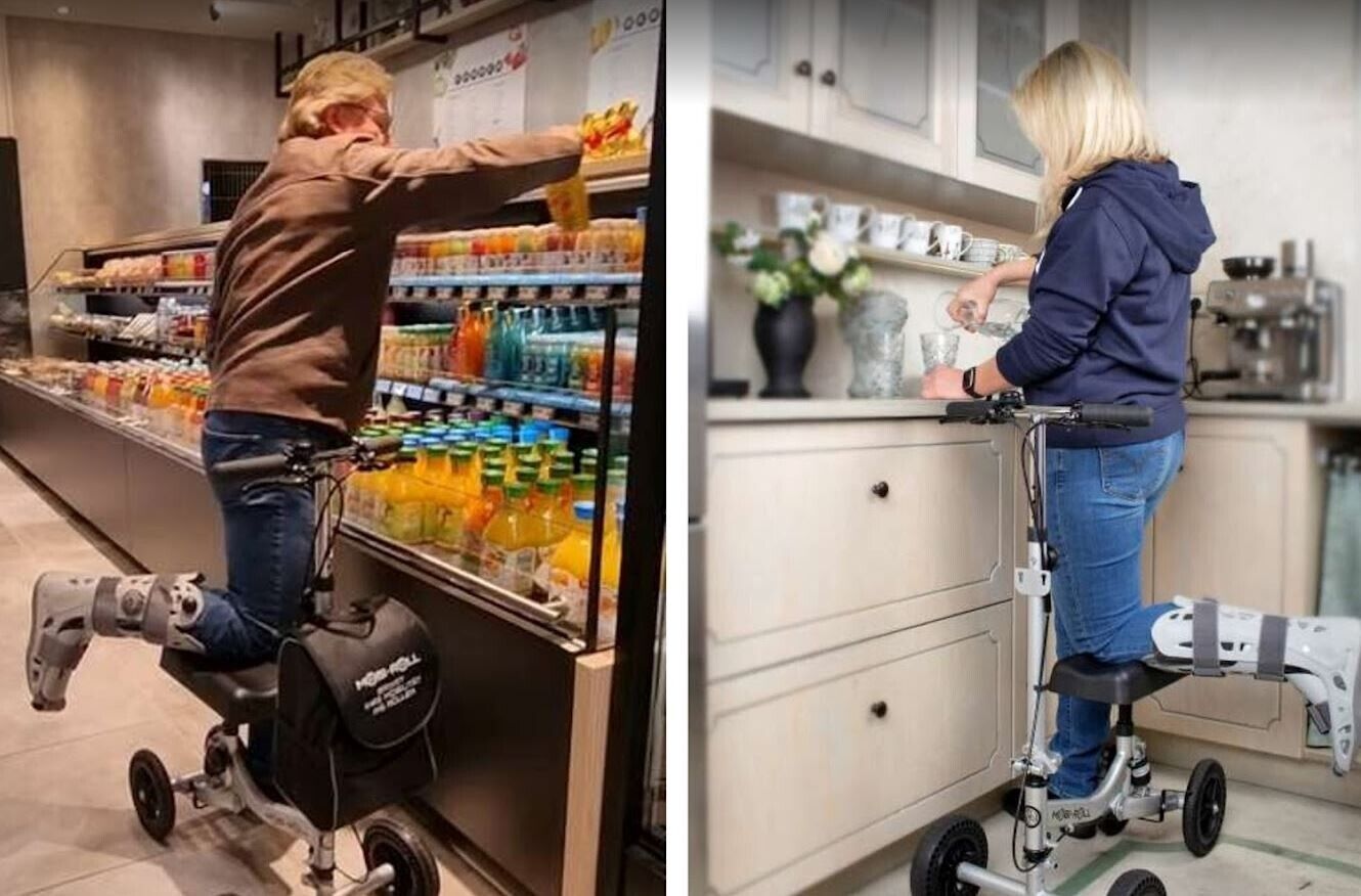 Mobi-Roll hnéhjól stór dekk