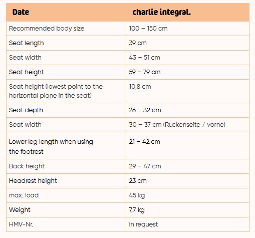 Shuchmann Charlie bílstóll 100-150cm