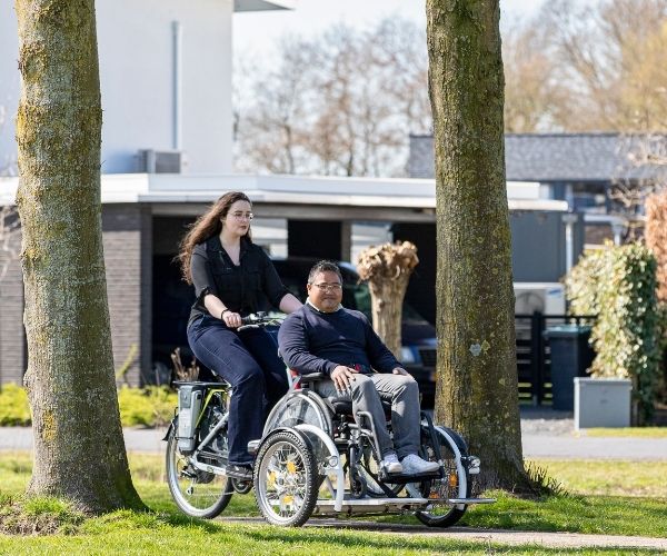 Van Raam VeloPlus hjól með hjólastóla rampi