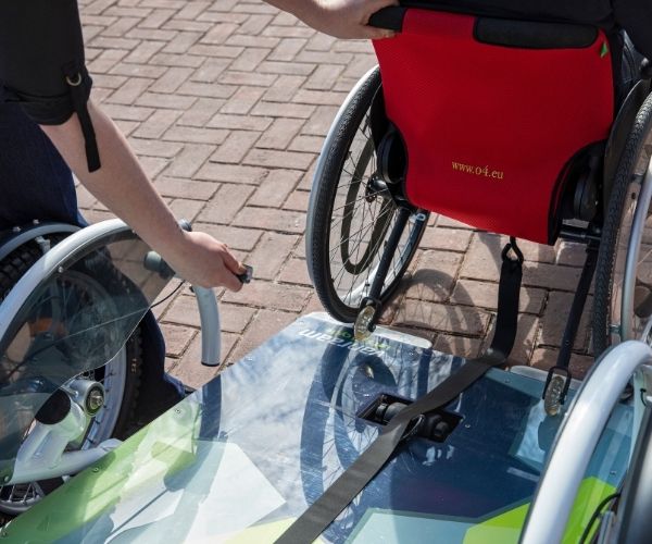 Van Raam VeloPlus hjól með hjólastóla rampi