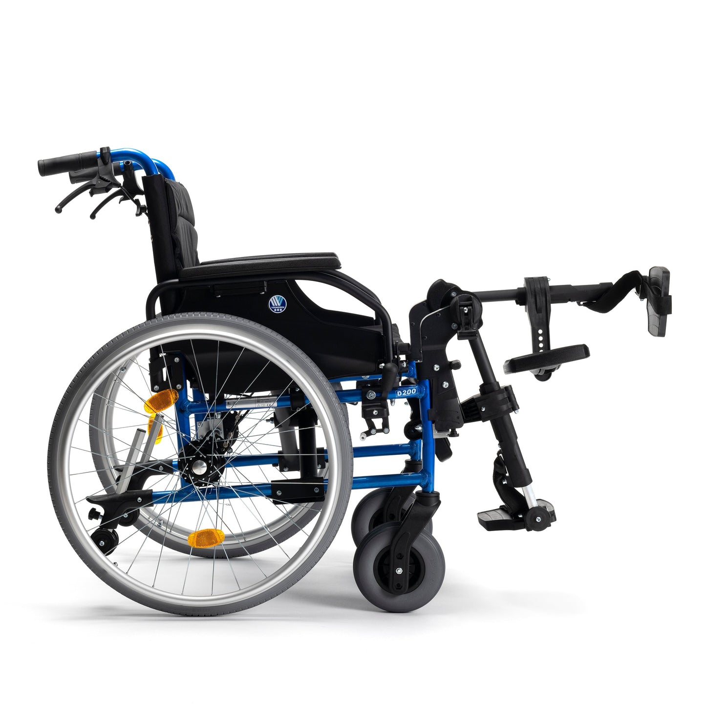 Vermeiren fótafjalir upphækkanlegar á D200 hjólastól