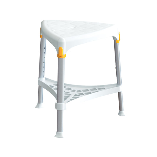 King Þríhyrndur baðkollur hækkanlegur með bakka