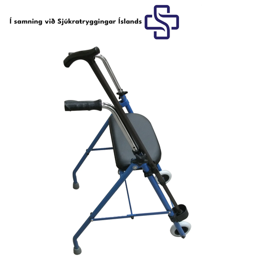 HACARE - Hækjuhaldari / Stafahaldari fyrir göngugrind