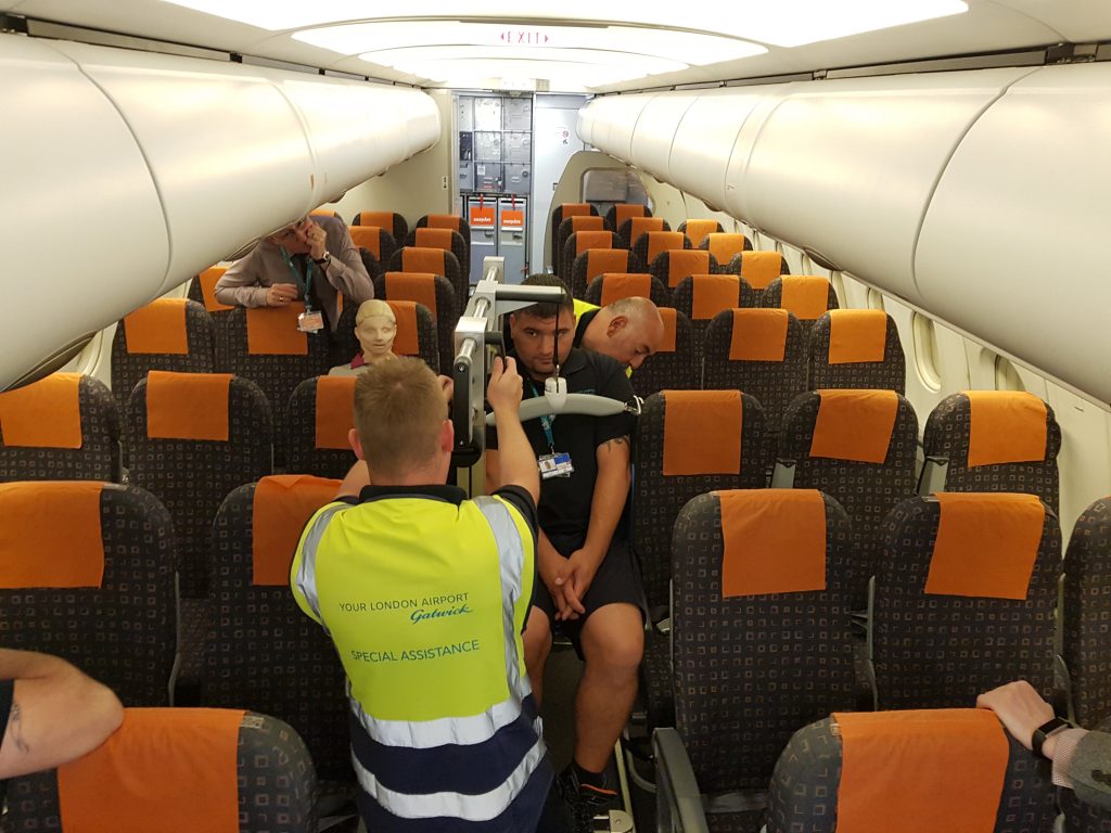 Mobby PRM-Lift í flugvélar